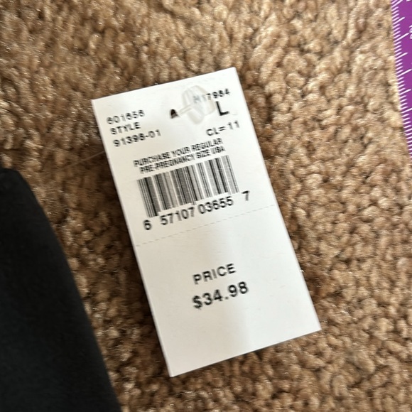 Black Maternity Pencil Skirt - Picture 3 of 4